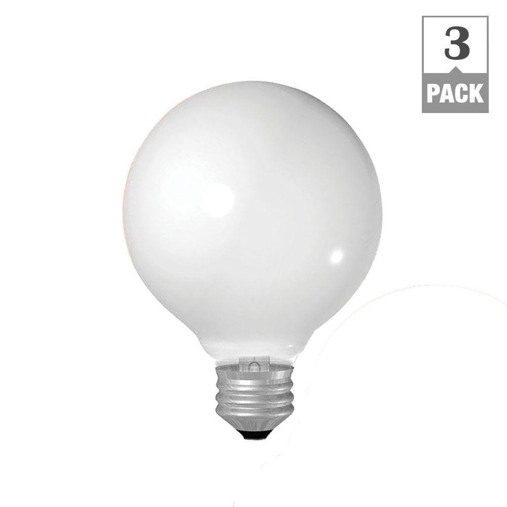 Ge 40 Watt Incandescent G25 Globe Double Life Soft White Light Bulb intended for dimensions 1000 X 1000