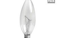 Ge 60 Watt Incandescent B10 Candelabra Base Double Life Multi Use for size 1000 X 1000