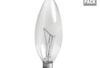 Ge 60 Watt Incandescent B10 Candelabra Base Double Life Multi Use in size 1000 X 1000