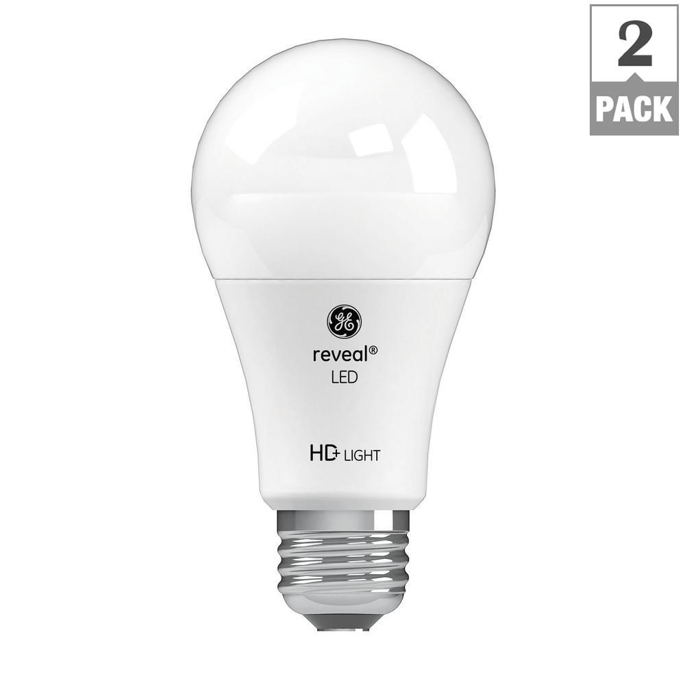 Ge 60w Equivalent Reveal 2850k High Definition A19 Dimmable Led regarding size 1000 X 1000