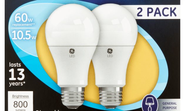 Ge Led 105w 800 Lumens Soft White A Shape Bulbs 2 Count Walmart pertaining to sizing 2365 X 2365