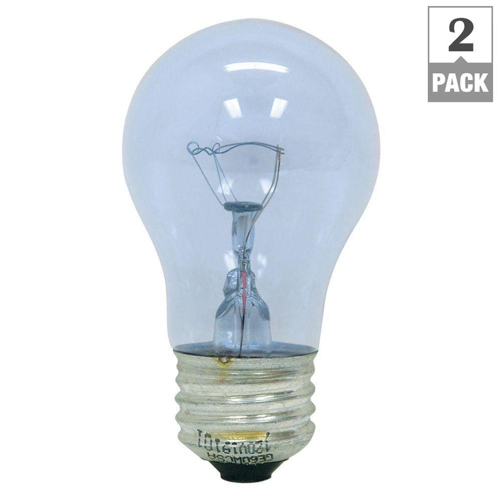 Ge Reveal 60 Watt Incandescent A15 Ceiling Fan Clear Light Bulb 2 intended for size 1000 X 1000