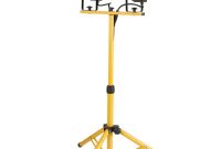 Globe Electric 500 Watt Twin Head Halogen Yellow Work Light 6055701 throughout sizing 1000 X 1000