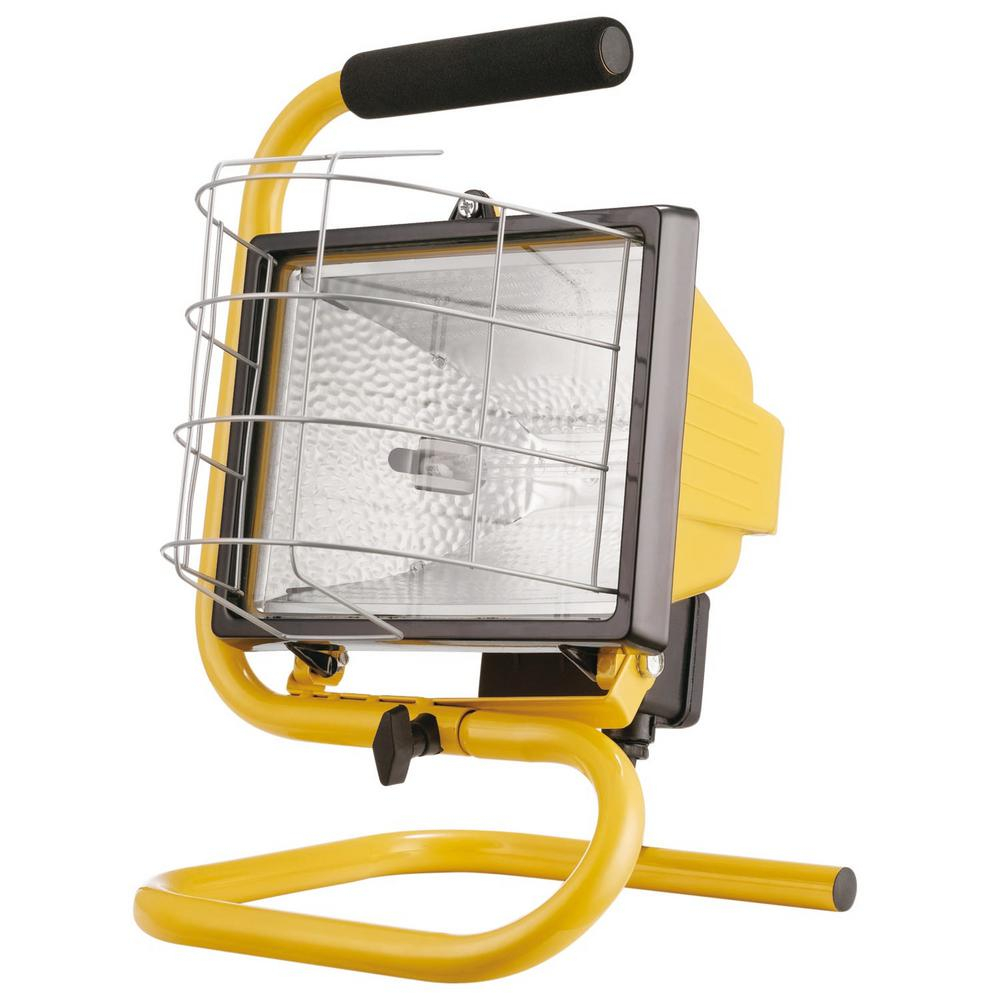 Globe Electric 500w Portable Halogen Yellow Work Light 6050401 The inside measurements 1000 X 1000