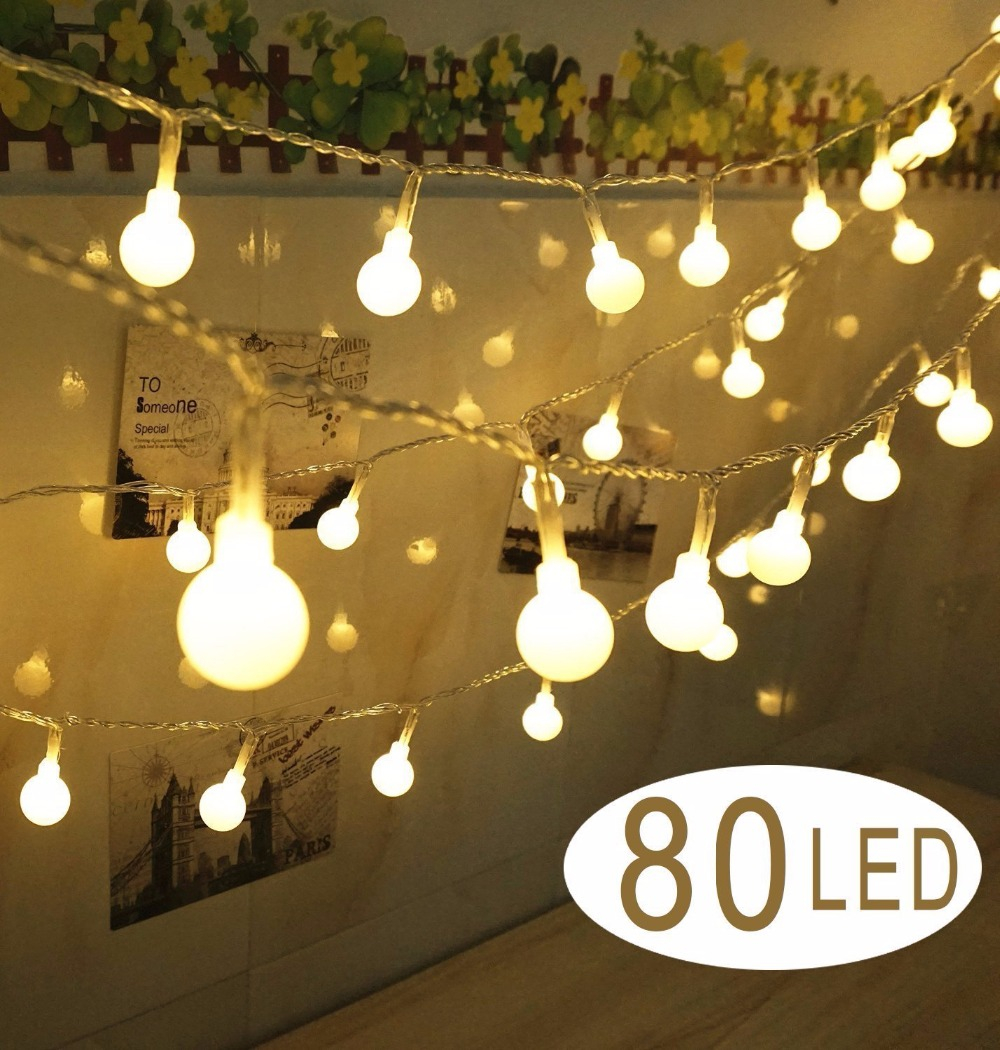 Globe String Lights Usb Powered Long Led Ball Fairy Lights For with regard to dimensions 1000 X 1050