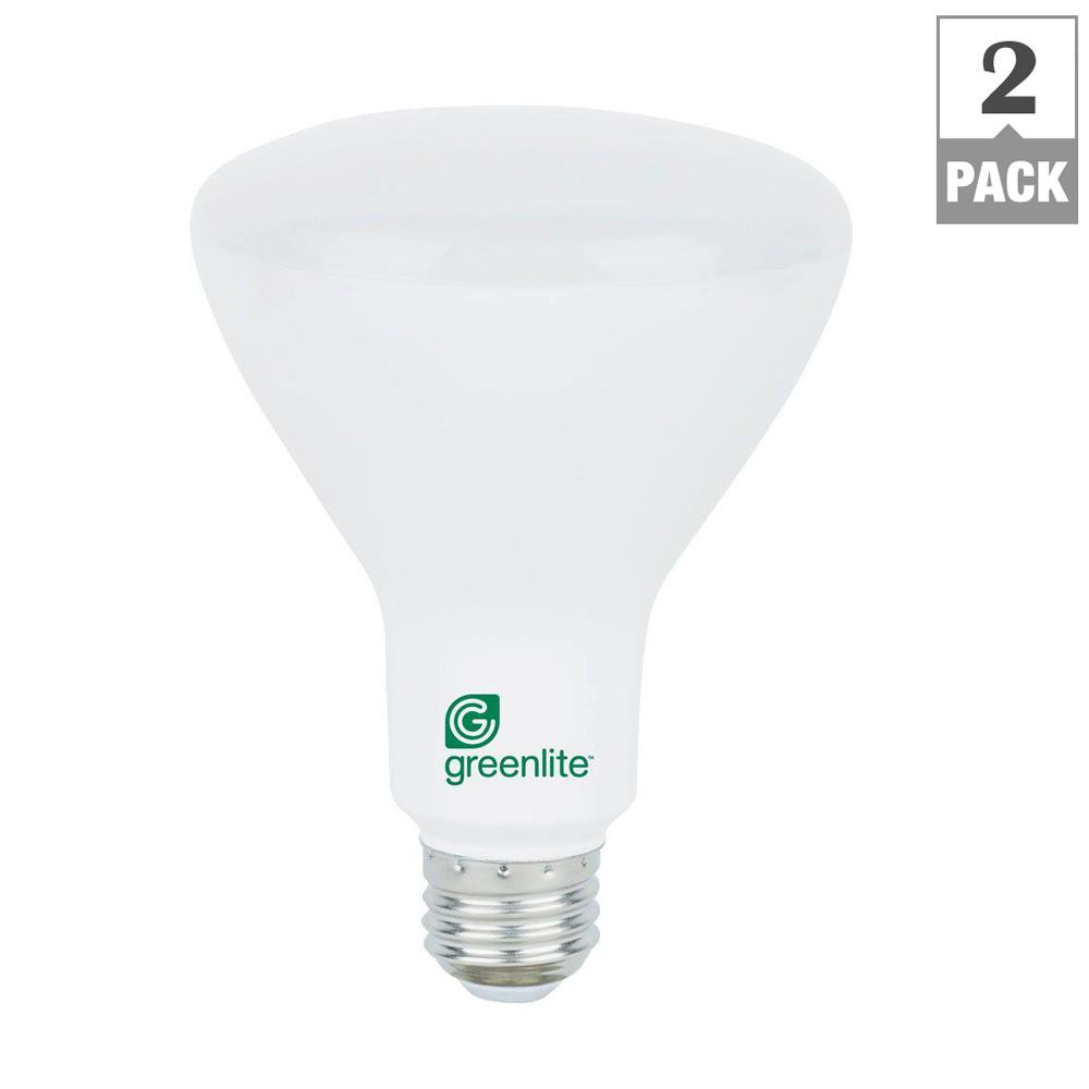 Greenlite 65w Equivalent Soft White Br30 Dimmable Led Light Bulb 2 intended for measurements 1000 X 1000