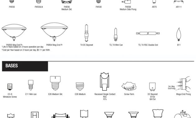 Halogen Bulb And Base Types intended for proportions 1044 X 1378