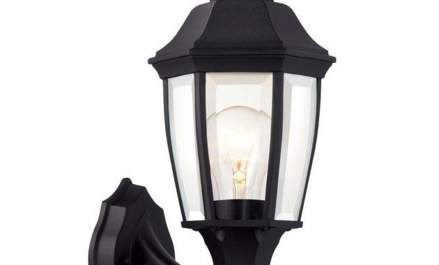 Hampton Bay 1 Light Black Dusk To Dawn Outdoor Wall Lantern Bpp1611 inside sizing 1000 X 1000