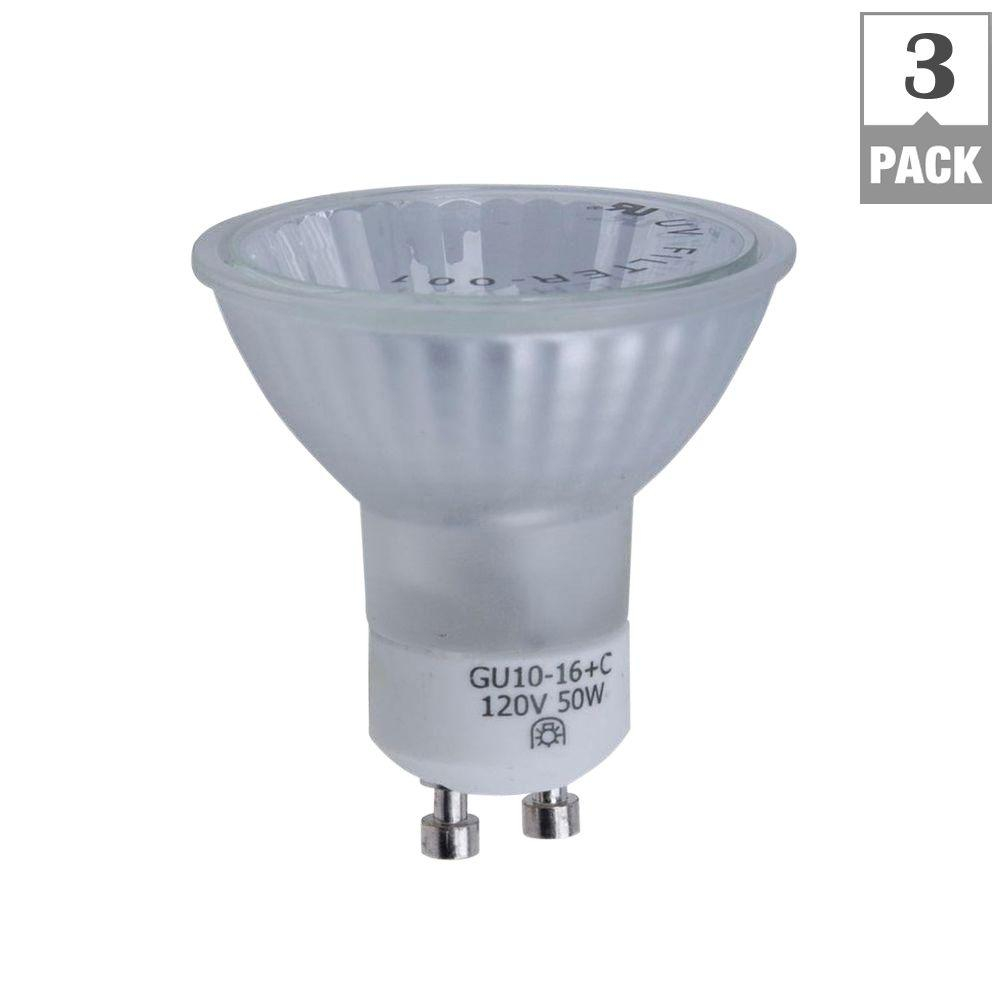 Hampton Bay 50 Watt Gu10 Halogen Partial Reflector Light Bulb 3 inside proportions 1000 X 1000