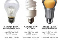 High Efficiency Light Bulbs Comparison Httpjohncow pertaining to sizing 1119 X 957