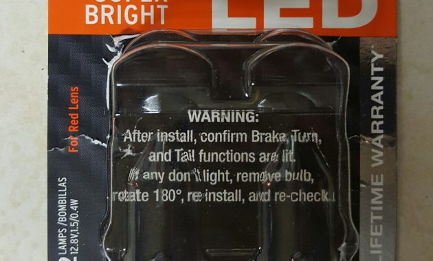 Installed Led Turn Signal Bulbs From Autozone They Dont Work Why in proportions 1494 X 2656