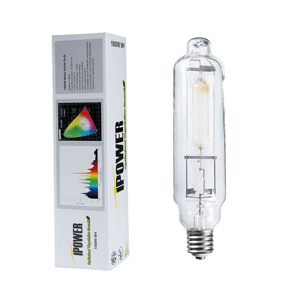 Ipower 1000 Watt Metal Halide Mh Grow Light Lamp Bulb Fully Spectrum regarding size 1000 X 1000