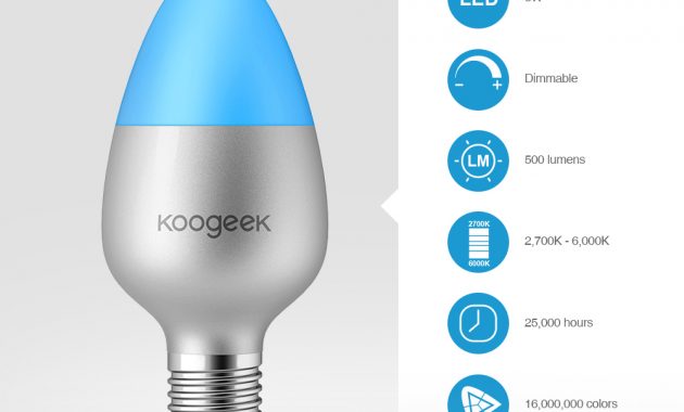 Koogeek E26 E27 8w Wifi Led Light Bulb Color Changing Dimmable For in dimensions 1001 X 1001