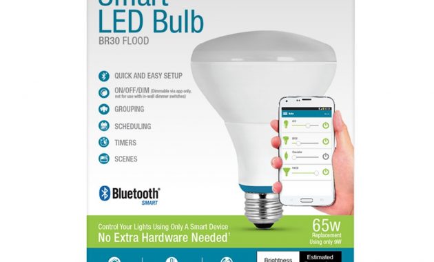 Led Br30 Homebrite Smart Bulb 9 Watts 65w Equiv 650 Lumens for measurements 1000 X 1000