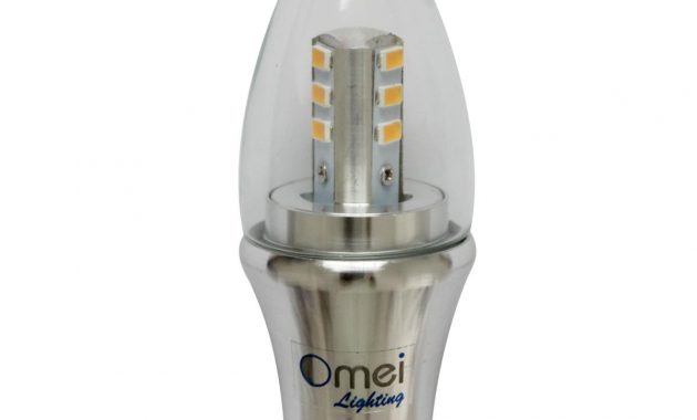 Led Candelabra Bulb Daylight Dimmable 6 Pack Omailighting E12 6w 60w throughout proportions 1200 X 1500