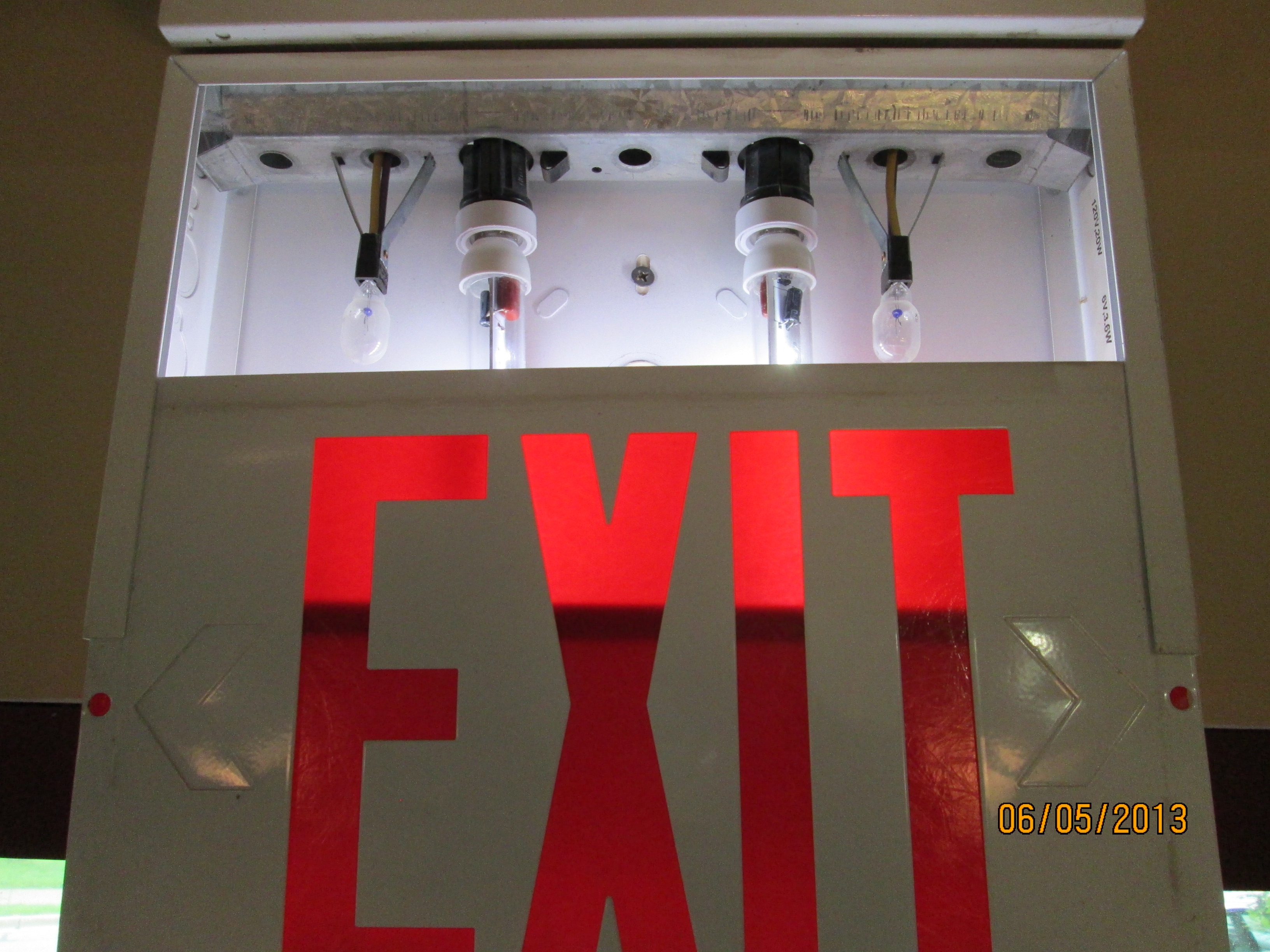 Led Exit Sign Light Bulbs Light Bulb with regard to sizing 3264 X 2448