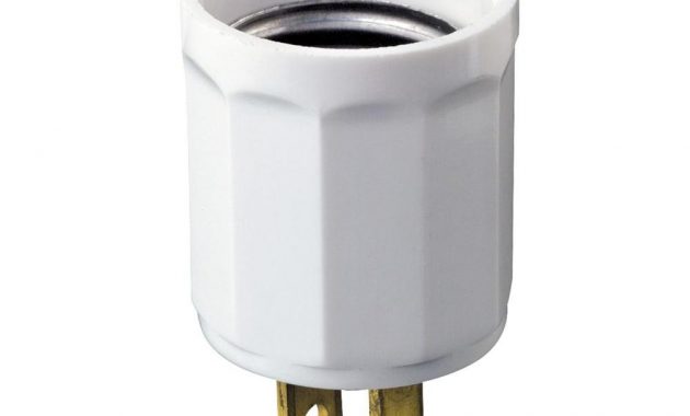 Leviton Outlet To Socket Light Plug White R52 00061 00w The Home intended for sizing 1000 X 1000
