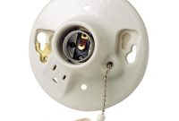 Leviton Porcelain Lamp Holder With Pull Chain And Outlet R60 09726 within measurements 1000 X 1000