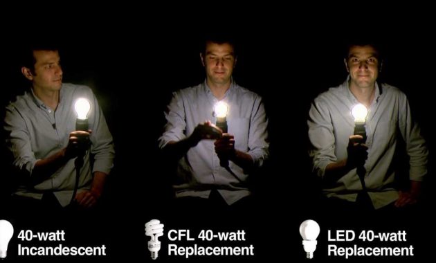 Light Bulb Lineup Comparing Incandescent Bulbs With Cfls And Leds in measurements 1280 X 720