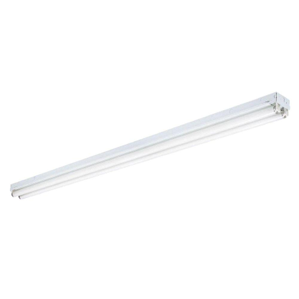 Lithonia Lighting 2 Light White Ceiling Commercial Strip Fluorescent in sizing 1000 X 1000