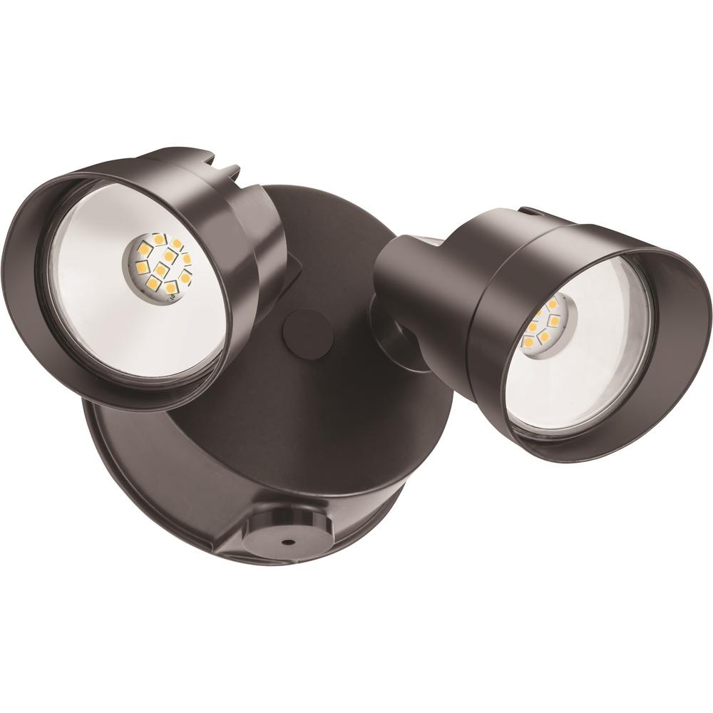 Lithonia Lighting Adjustable Twin Head Bronze 120 Watt 4000k Outdoor regarding measurements 1000 X 1000