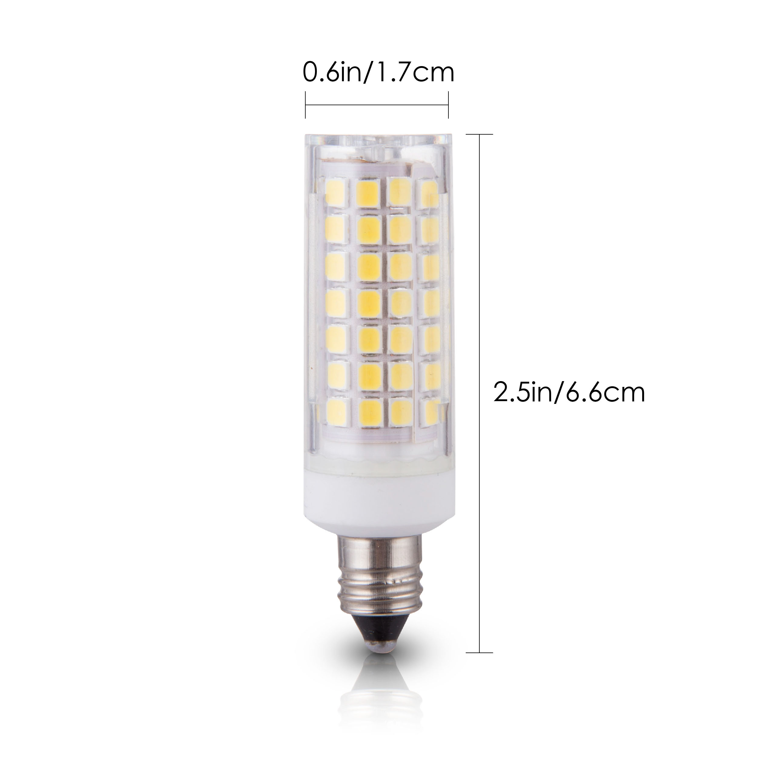 Lumenbasic E11 Led Bulb Mini Candelabra Base 50 Watt To 60 Watt pertaining to measurements 2500 X 2500