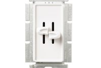 Lutron Skylark 300 Watt Single Pole Dual Slide To Off Dimmer White within proportions 1000 X 1000