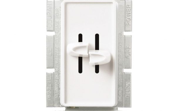 Lutron Skylark 300 Watt Single Pole Dual Slide To Off Dimmer White within proportions 1000 X 1000