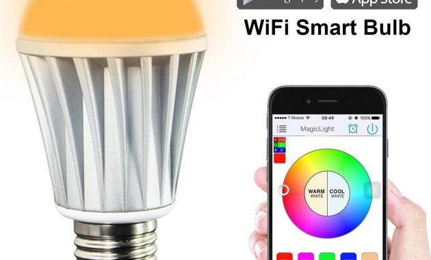 Magicbulb Wifi Smart Led Light Bulb Smartphone Controlled Sunrise intended for measurements 1500 X 1500