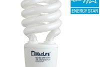 Maxlite 60w Equivalent Soft White 2700k Spiral Cfl Light Bulb in measurements 1000 X 1000