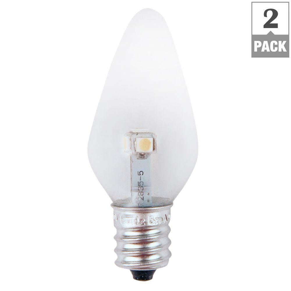 Meridian 7w Equivalent Bright White Clear C7 Non Dimmable Led throughout proportions 1000 X 1000