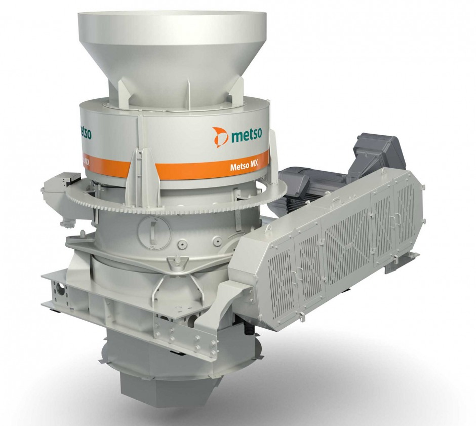 New Metso Mx Crusher Combines Piston And Rotating Bowl Into Single inside size 940 X 841