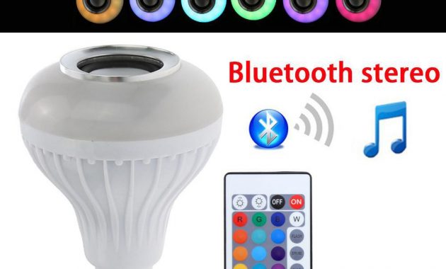 New Wireless Bluetooth Speaker Led Light Bulb With Rf Remote Control with regard to measurements 1000 X 1000