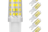 Pack Of 5 Units G9 Led Bulb 50w Equivalent Daylight White 5000k Le within dimensions 1200 X 1200