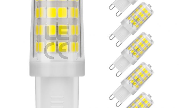 Pack Of 5 Units G9 Led Bulb 50w Equivalent Daylight White 5000k Le within dimensions 1200 X 1200