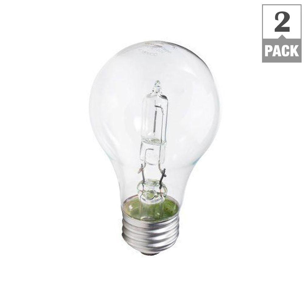 Philips 100 Watt Equivalent A19 Incandescent Light Bulb 2 Pack for dimensions 1000 X 1000