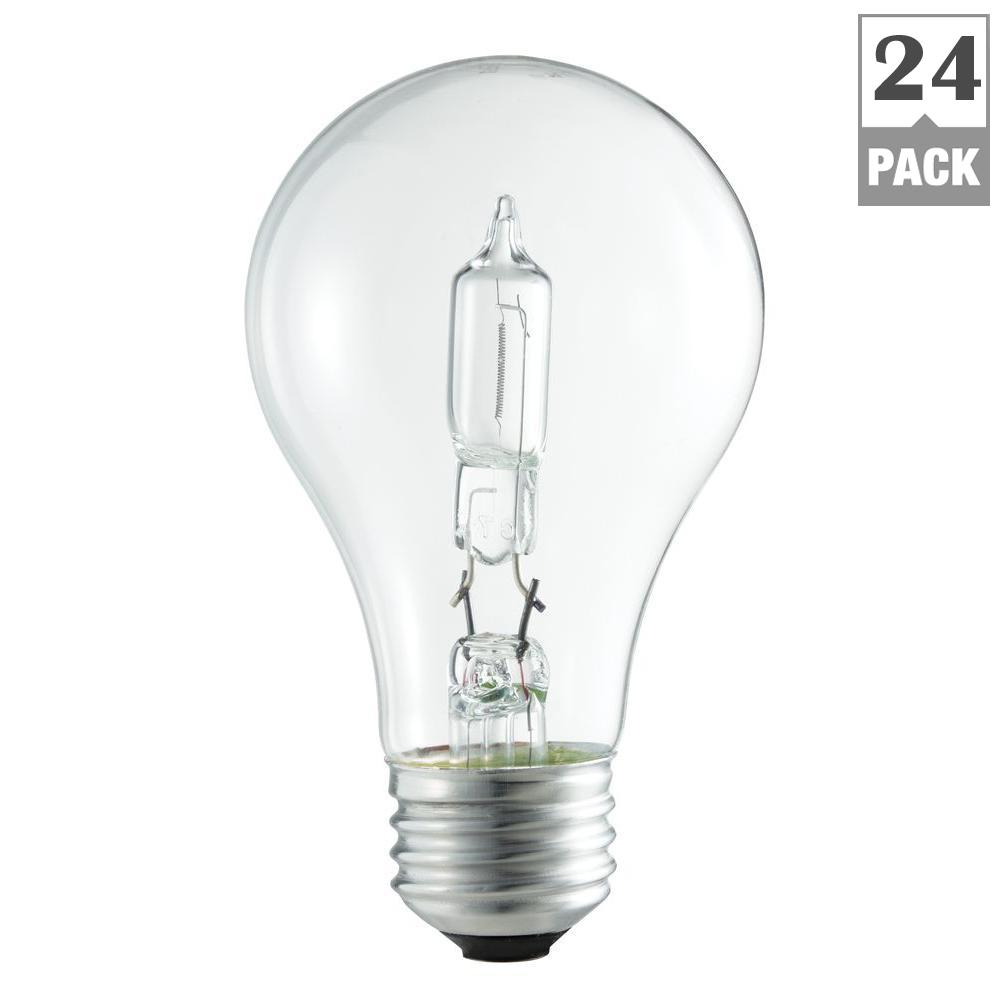 Philips 100 Watt Equivalent A19 Incandescent Light Bulb Clear 24 for proportions 1000 X 1000