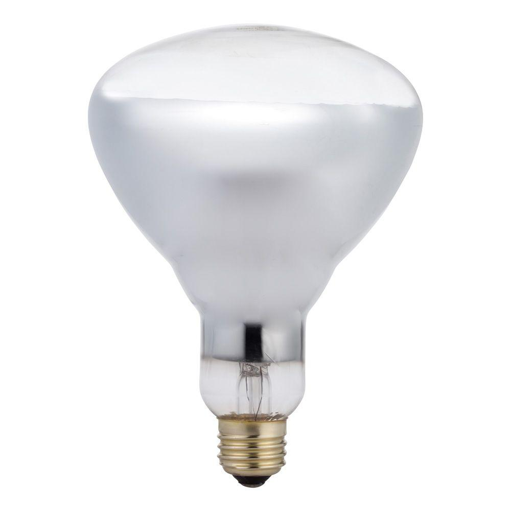 Philips 125 Watt Br40 Incandescent Heat Clear Light Bulb 416750 intended for sizing 1000 X 1000
