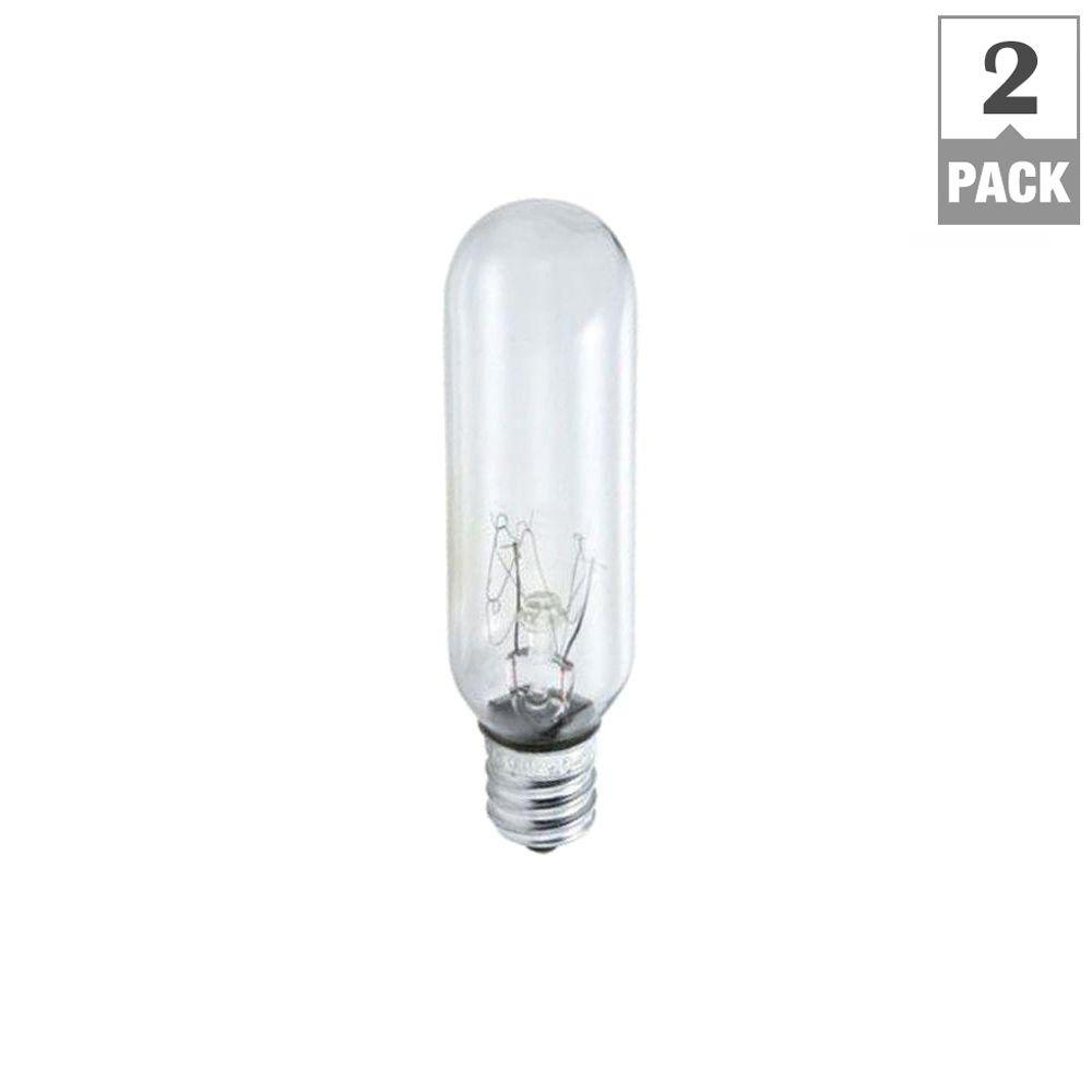 Philips 15 Watt T6 Incandescent Tubular Exit Light Bulb 2 Pack within dimensions 1000 X 1000