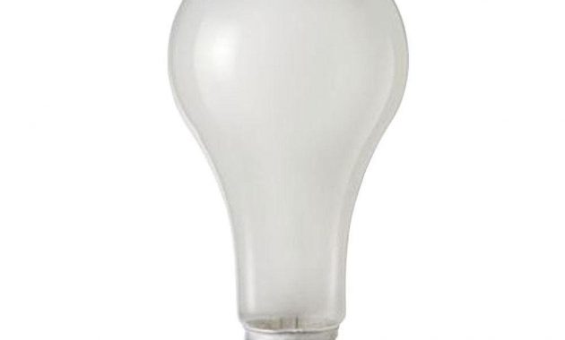 Philips 150 Watt A21 Incandescent 120 130 Volt Rough Service Frosted in measurements 1000 X 1000