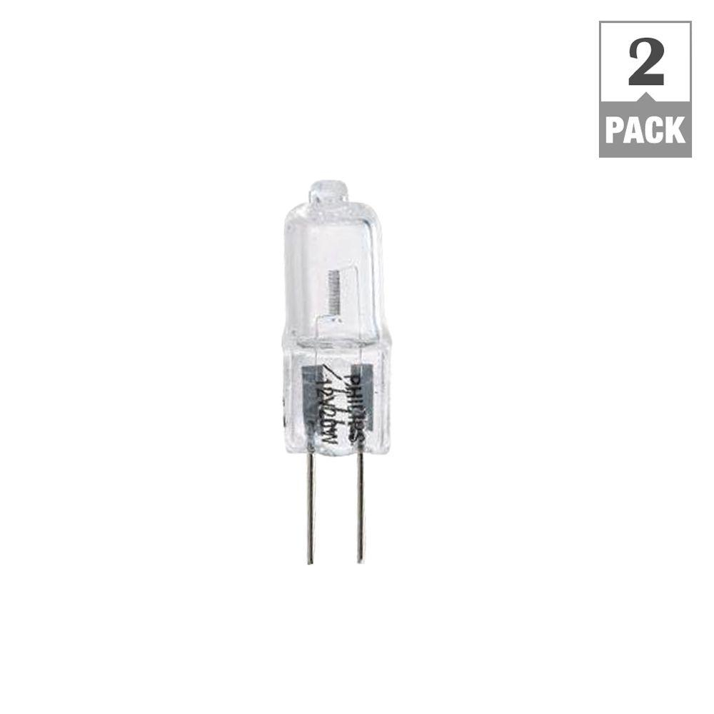 Philips 20 Watt T3 Halogen 12 Volt G4 Capsule Dimmable Light Bulb 2 in size 1000 X 1000