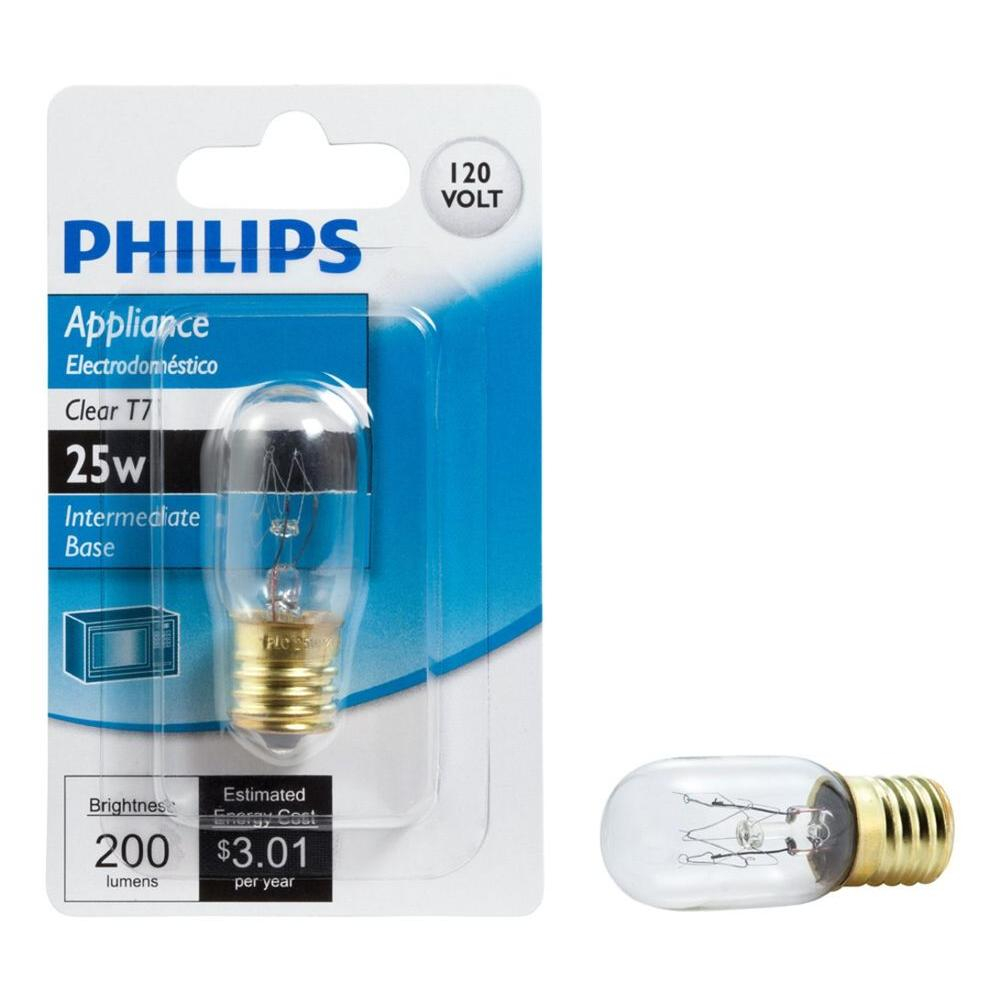 Philips 25 Watt T7 Microwave Incandescent Light Bulb 416271 The for dimensions 1000 X 1000