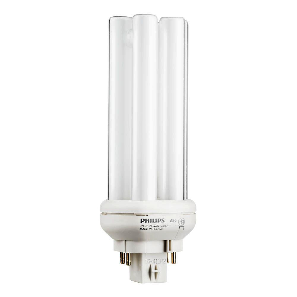 Philips 26 Watt Gx24q 3 Pl T Cflni Quad Amalgam Tube 4 Pin Light intended for size 1000 X 1000