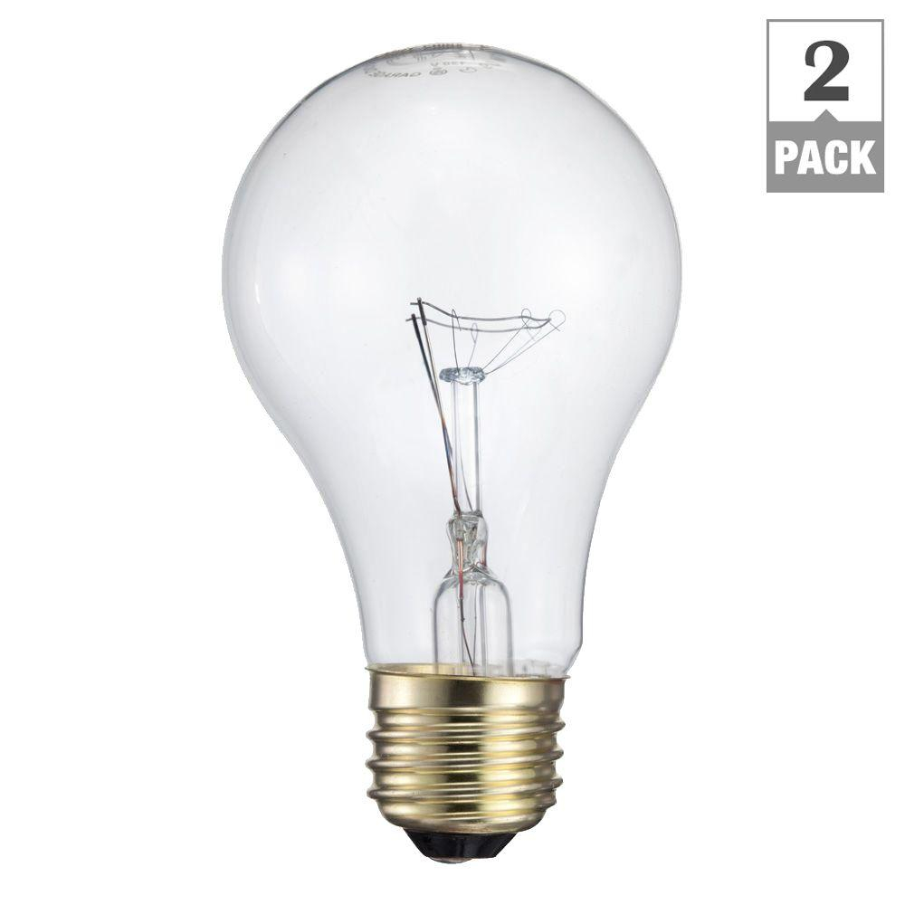 Philips 60 Watt A19 Incandescent Garage Door Light Bulb 2 Pack pertaining to sizing 1000 X 1000