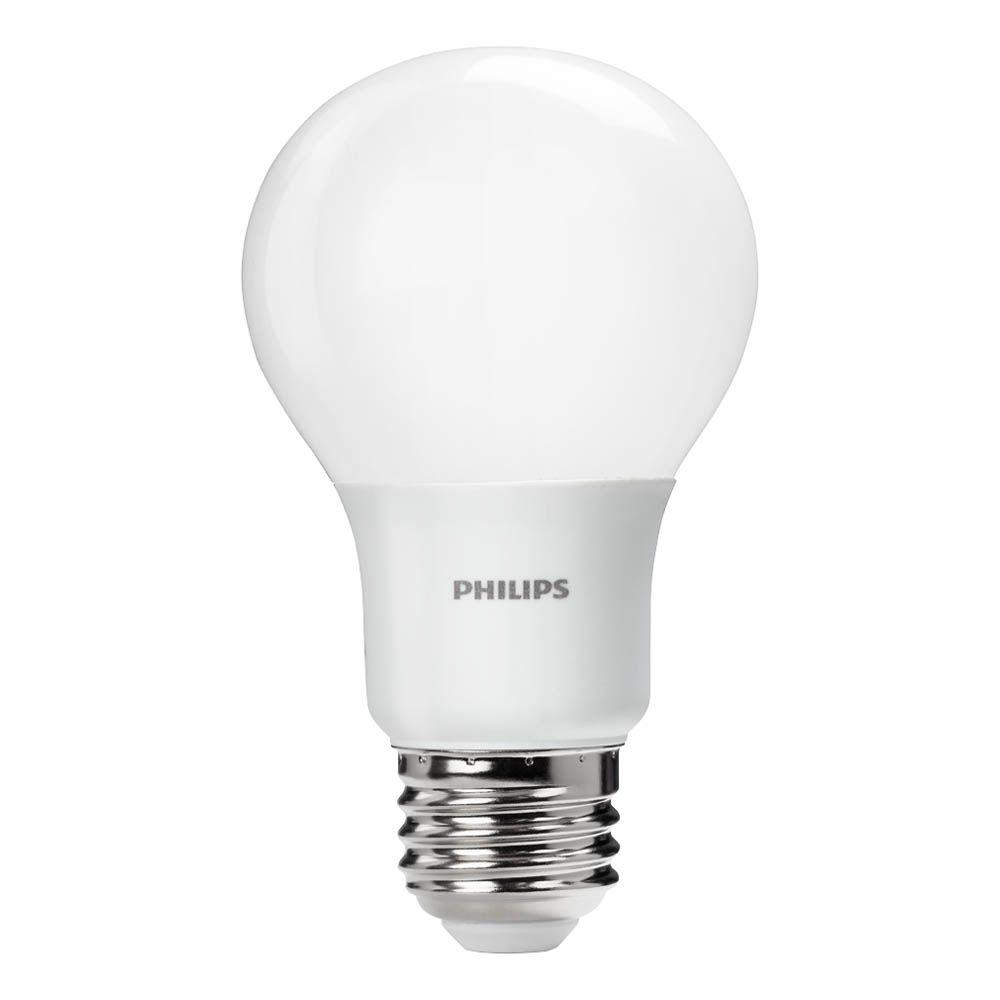 Philips 60 Watt Equivalent A19 Led Light Bulb Daylight 455955 The regarding proportions 1000 X 1000