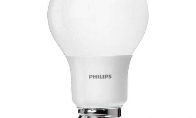 Philips 60 Watt Equivalent A19 Led Light Bulb Daylight 455955 The within dimensions 1000 X 1000