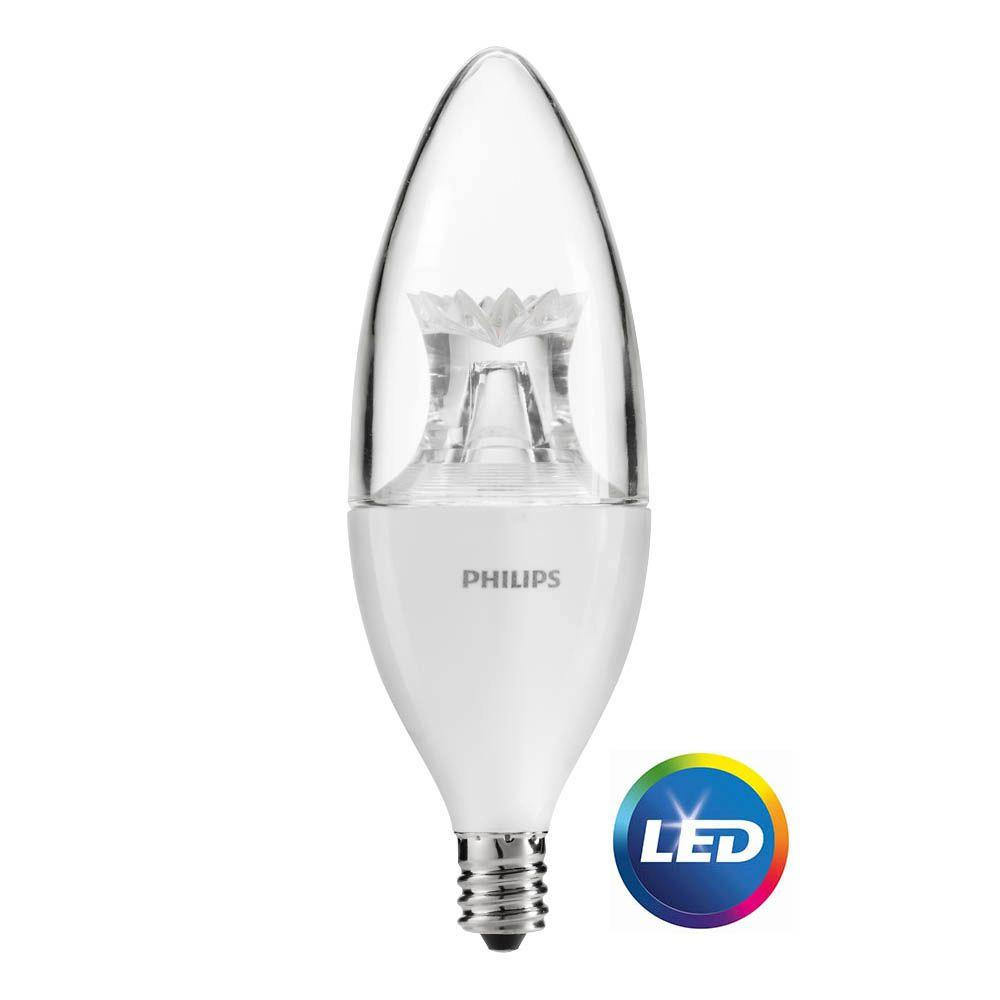 Philips 60 Watt Equivalent B12 Dimmable Led Light Bulb Daylight in size 1000 X 1000