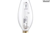 Philips 60 Watt Equivalent Halogen B105 Blunt Tip Candle Light Bulb in dimensions 1000 X 1000