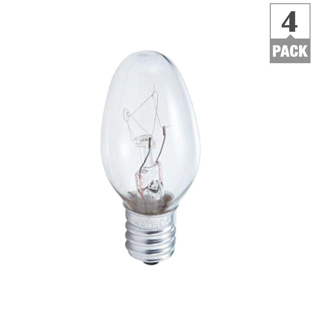 Philips 7 Watt C7 Incandescent Night Light Replacement Light Bulb 4 throughout measurements 1000 X 1000