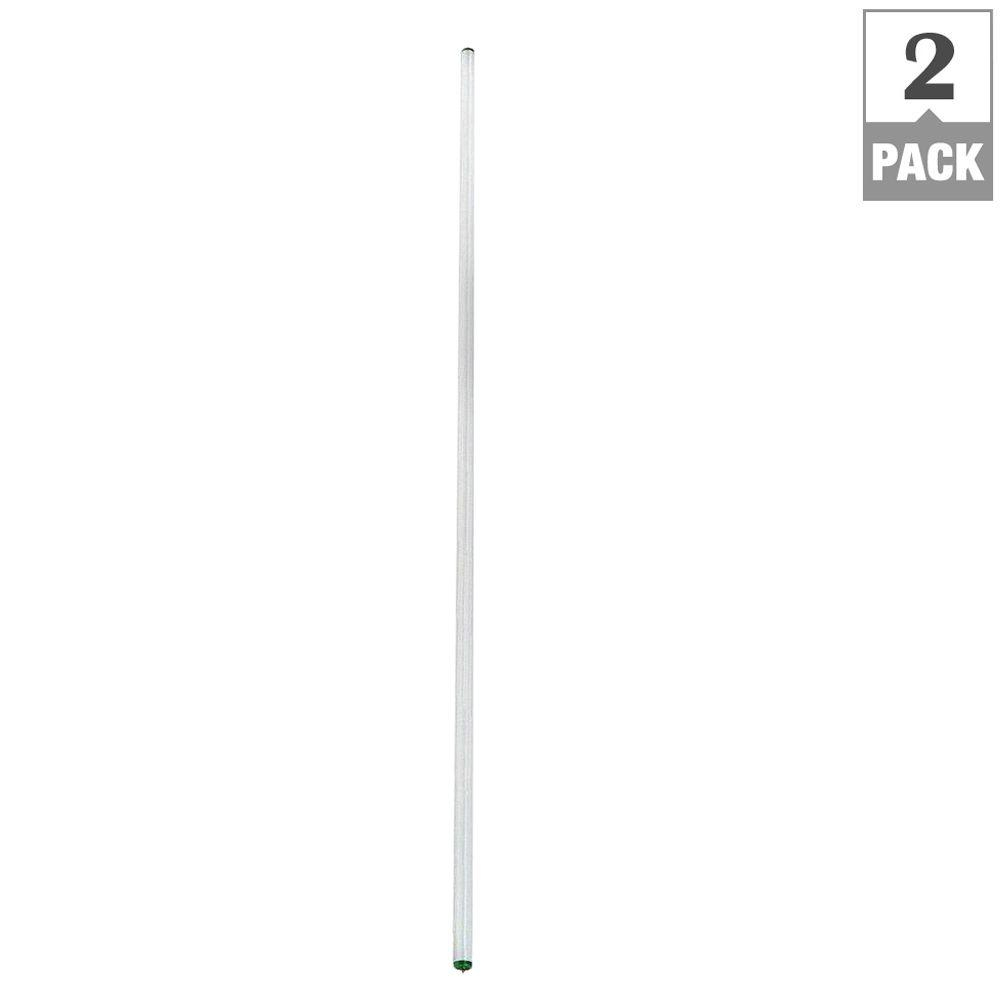 Philips 75 Watt 8 Ft Deluxe Linear T12 Fluorescent Light Bulb inside measurements 1000 X 1000